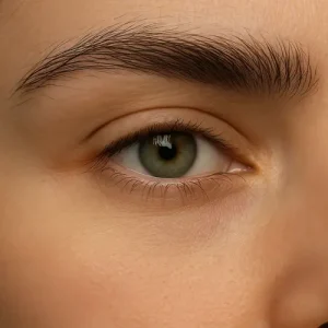 Antes del laminado de cejas spazio vitalita